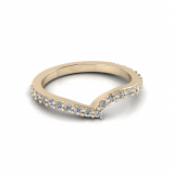 Claw Set Wedding Ring To Match J0551