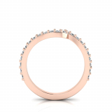 Claw Set Wedding Ring To Match J0551