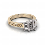 Emerald Trilogy With Side Stones