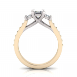 Emerald Trilogy With Side Stones