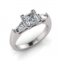 Princess And Tapered Baguette | Flat Shank