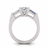 Princess And Tapered Baguette | Flat Shank