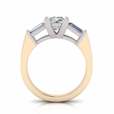 Princess And Tapered Baguette | Flat Shank