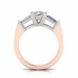 Princess And Tapered Baguette | Flat Shank