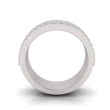 Round Scallop And Claw Set Half Band