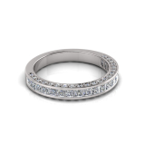 Channel And Pave Set Wedding Ring Matching Wedder For J0180
