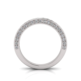 Channel And Pave Set Wedding Ring Matching Wedder For J0180