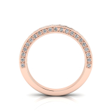 Channel And Pave Set Wedding Ring Matching Wedder For J0180