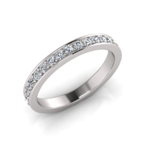 Pave Set Wedding Ring Matching Wedding Ring For J0255