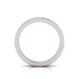 Pave Set Wedding Ring Matching Wedding Ring For J0255