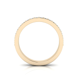 Pave Set Wedding Ring Matching Wedding Ring For J0255