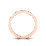 Pave Set Wedding Ring Matching Wedding Ring For J0255