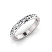 Pave Set Wedding Ring Matching Wedding Ring For C77090M1