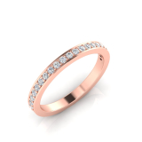 Pave Set Wedding Ring Matching Wedding Ring For C77105M1