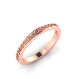 Pave Set Wedding Ring Matching Wedding Ring For C77105M1