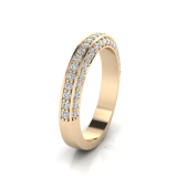 Pave Set Wedding Ring Matching Wedding Ring For J0216