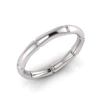 Bamboo Shape Eternity Ring