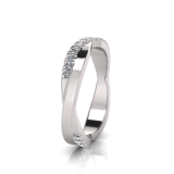 Infinity Scallop Set Eternity Ring