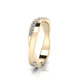 Infinity Scallop Set Eternity Ring