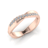 Infinity Scallop Set Eternity Ring