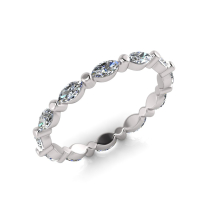 Claw Set Marquise Eternity Ring