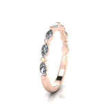 Claw Set Marquise Eternity | Half Round Shank 