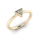 Claw Set Round In Triangular Shape ǀ Half Round Shank 