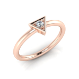 Claw Set Round In Triangular Shape ǀ Half Round Shank 