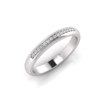 Pave Set Wedding Ring Matching Band To J0582