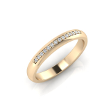 Pave Set Wedding Ring Matching Band To J0582