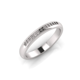 Pave Set Wedding Ring Matching Band To J0582
