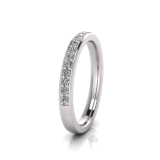 Pave Set Wedding Ring Matching Band To J0470 - J0478