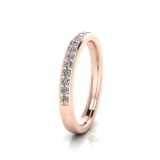Pave Set Wedding Ring Matching Band To J0470 - J0478