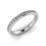 Pave Set Wedding Ring Matching Band To J0470 - J0478