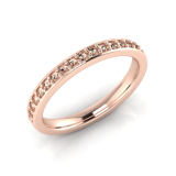 Pave Set Wedding Ring Matching Band To J0470 - J0478