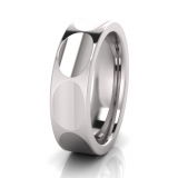 Eight Section Shaped Men's Ring