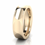 Eight Section Shaped Men's Ring