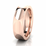 Eight Section Shaped Men's Ring