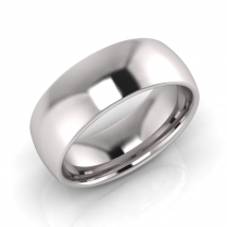 Half Round Men&rsquo;s Ring