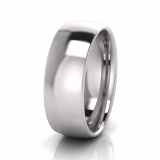 Half Round Men&rsquo;s Ring