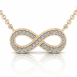 Pave Set Infinity Link