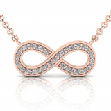 Pave Set Infinity Link