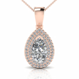 Pear Claw Set And Double Halo Scallop Set Enhancer