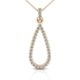 Diamond Pear Shape Pendant