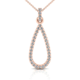 Diamond Pear Shape Pendant