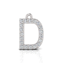 Claw Set Letter Pendant&nbsp;= Initial D