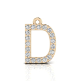 Claw Set Letter Pendant&nbsp;= Initial D