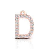 Claw Set Letter Pendant&nbsp;= Initial D