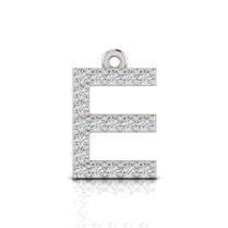 Claw Set Letter Pendant = Initial E