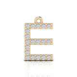 Claw Set Letter Pendant = Initial E